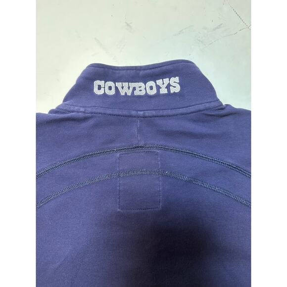 Tommy Bahama NFL Dallas Cowboys 1/4 Zip Pullover Men’s Size Medium Navy Blue - Picture 7 of 7
